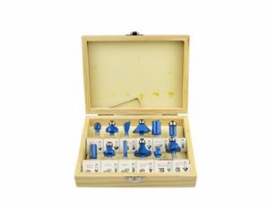 Sada Geko Frézy tvarové do dreva 12 ks, 8 mm