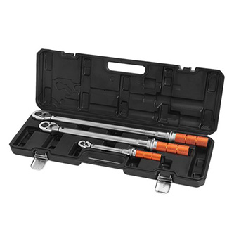 Sada momentových kľúčov, 08-843, 3 ks, veľkosť 1/4, 3/8, 1/2, kufrík, NEO TOOLS