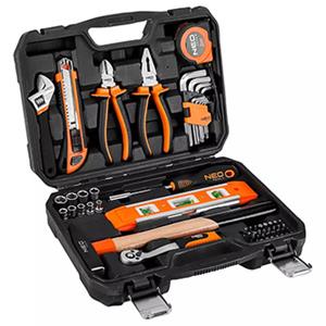 Sada náradia, 10-200, 60 ks, veľkosť 1/4, kufrík,, NEO TOOLS