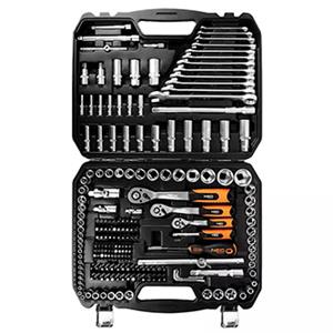 Sada nástrčných kľúčov, 10-216, 216 ks, veľkosť 1/2, 1/4, 3/8, kufrík, NEO TOOLS