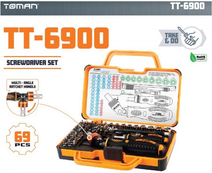 Sada skrutkovačov TOMAN TT-6900