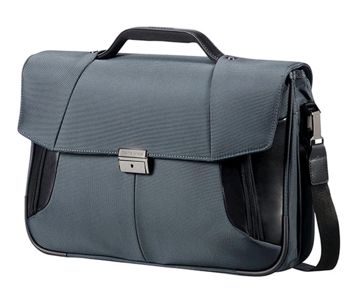 Samsonite XBR BRIEFCASE 2 GUSSETS 15.6" Grey/Black VYPREDAJ