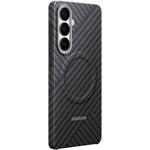 Samsung Carbon magnetický kryt pre Galaxy S26+, sivý