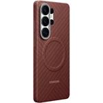 Samsung Carbon magnetický kryt pre Galaxy S26 Ultra, Coral Red