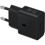 Samsung cestovná nabíjačka USB-C 25W, s káblom v balení, čierna, (zánovné)