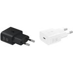 Samsung cestovná nabíjačka USB-C 25W, s káblom v balení, čierna, (zánovné)