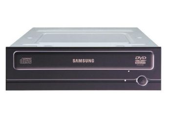 Samsung DVD-ROM 16x, SATA, black, bulk