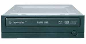 Samsung DVD-RW SH-S203B, RAM, SATA, bulk, black