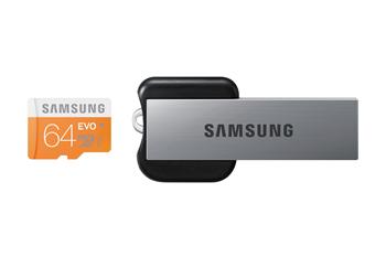Samsung EVO microSDXC 64GB UHS-I + USB 2.0 čítačka