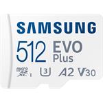 Samsung EVO Plus micro SDXC, 512GB + SD adaptér, (rozbalené)