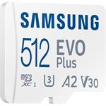 Samsung EVO Plus micro SDXC, 512GB + SD adaptér, (rozbalené)