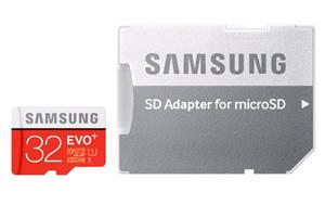 Samsung EVO Plus microSDHC 32GB + adaptér