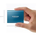 Samsung externý SSD T5 500 GB, modrý