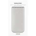Samsung FastCharge PowerBanka 3x USB-C, 45W, 20 000mAh, béžová, (rozbalené)