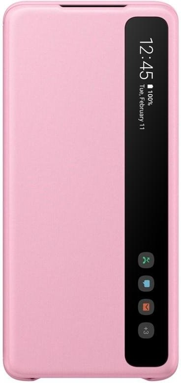 Samsung, Flipové puzdro Clear View S20+, ružové
