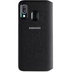 Samsung flipový kryt pre Galaxy A40, čierny