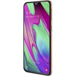 Samsung Galaxy A40, 64GB, Dual SIM, oranžový