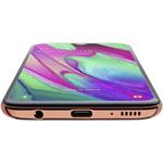 Samsung Galaxy A40, 64GB, Dual SIM, oranžový