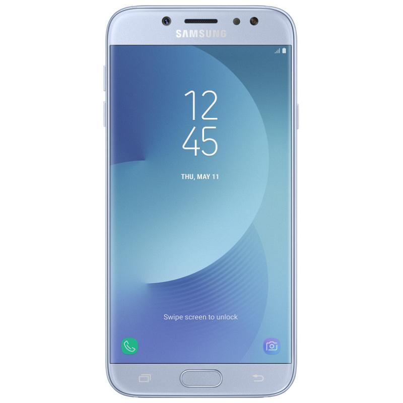 Samsung Galaxy J7 2017, strieborno-modrý