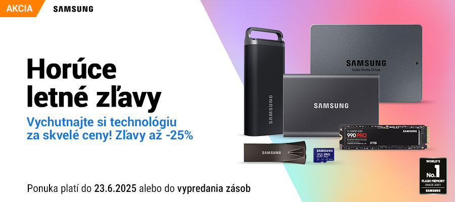 Samsung horúce letné zľavy až -25%