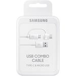 Samsung kábel USB 2.0 na micro USB + USB-C M/M, prepojovací, 1,5m (bulk)