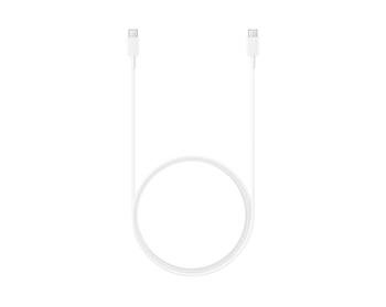 Samsung kábel USB-C M/M, 3A, prepojovací 1,8 m, biely (Bulk)