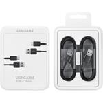 Samsung kábel USB na USB-C 1,5m, 2pack, čierny