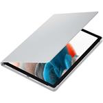 Samsung knižkové púzdro EF-BX200PS pre Tab A8, strieborné