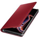 Samsung kožené flipové puzdro pre Note 9, červené