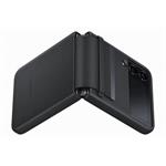 Samsung kožený kryt pre Z Flip 4, čierny
