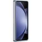 Samsung kryt z eko kože pre Galaxy Z Fold5, modrý