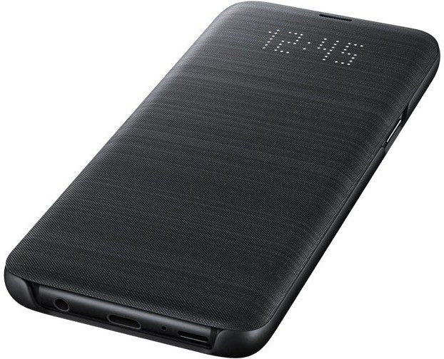 Samsung LED flipové púzdro EF-NG960PB pre Galaxy S9 Čierne