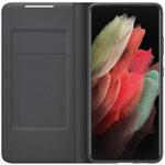Samsung LED View flipové puzdro pre S21 Ultra, čierne