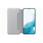 Samsung LED View flipové puzdro pre S22+, sivé