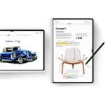 Samsung NotePaper prehliadne puzdro pre Galaxy Tab Tab S9/S10 Ultra, biele