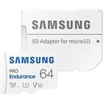 Samsung PRO Endurance micro SDXC, 64GB + SD adaptér