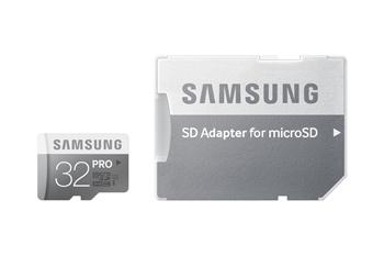 Samsung Pro microSDHC 32GB class 10 + adaptér
