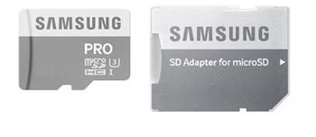 Samsung Pro microSDXC 64GB UHS-I + adaptér