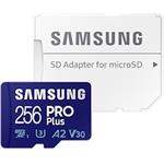 Samsung PRO Plus micro SDXC, 256GB + SD adaptér