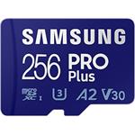 Samsung PRO Plus micro SDXC, 256GB + SD adaptér