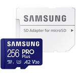 Samsung PRO Plus MicroSDXC, 256GB + SD adaptér