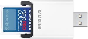 Samsung PRO Plus SDXC 256 GB + USB adapter