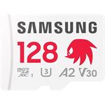 Samsung PRO Plus Sonic the Hedgehog, microSDXC, 128 GB + SD adaptér