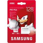 Samsung PRO Plus Sonic the Hedgehog, microSDXC, 128 GB + SD adaptér