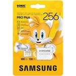 Samsung PRO Plus Sonic the Hedgehog, microSDXC, 256 GB + SD adaptér