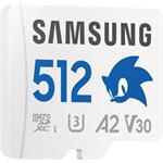Samsung PRO Plus Sonic the Hedgehog, microSDXC, 512 GB + SD adaptér
