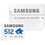 Samsung PRO Plus Sonic the Hedgehog, microSDXC, 512 GB + SD adaptér