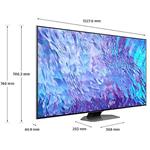 Samsung QLED TV 55" QE55Q80C, 4K (138cm)