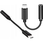 Samsung redukcia USB-C na jack 3,5 M/F, káblová, 0,15m, čierna, bulk
