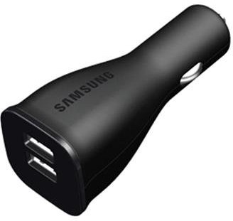 Samsung rýchlonabíjačka do auta micro USB, Duálna, Čierna